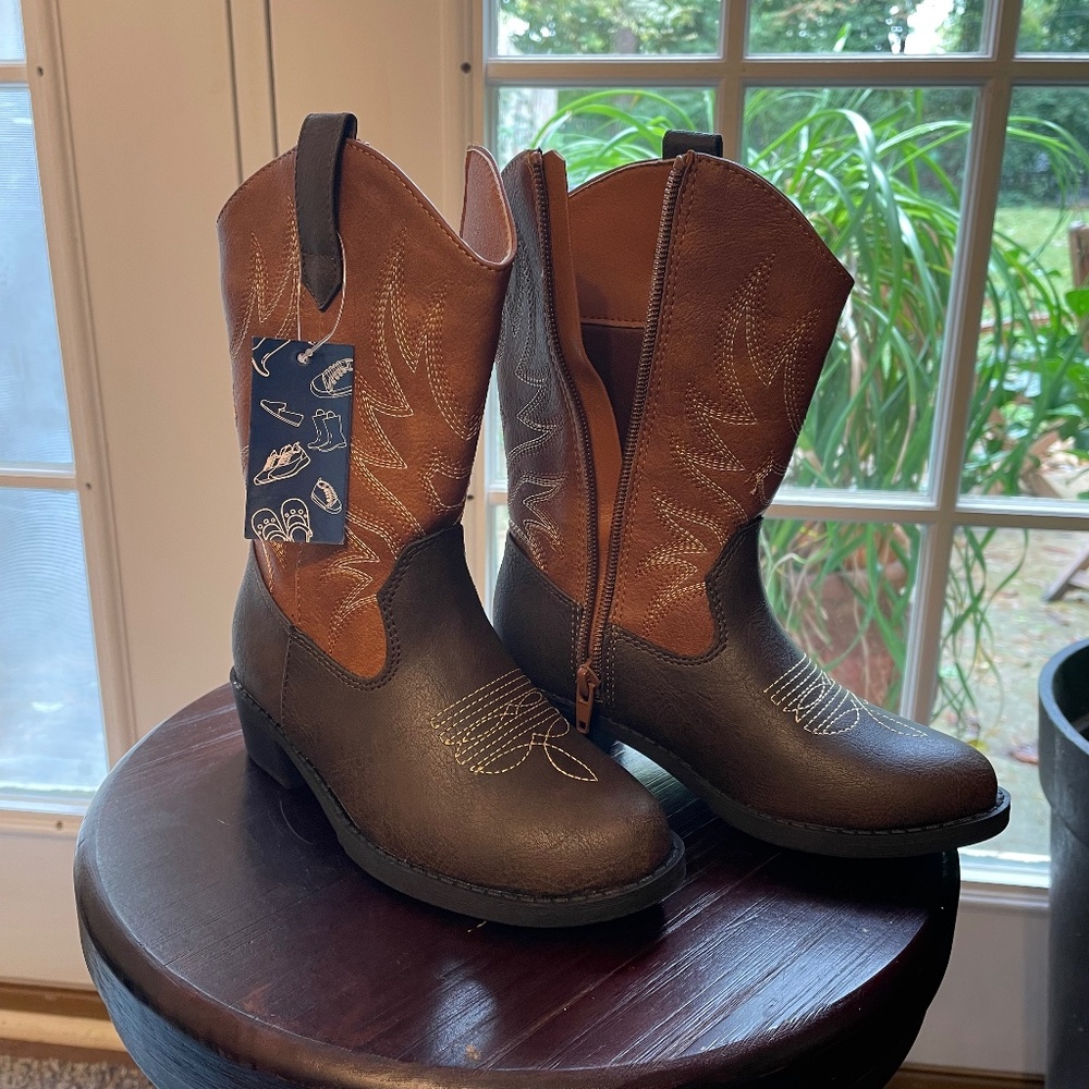Faux Children's Cowboy Boots
